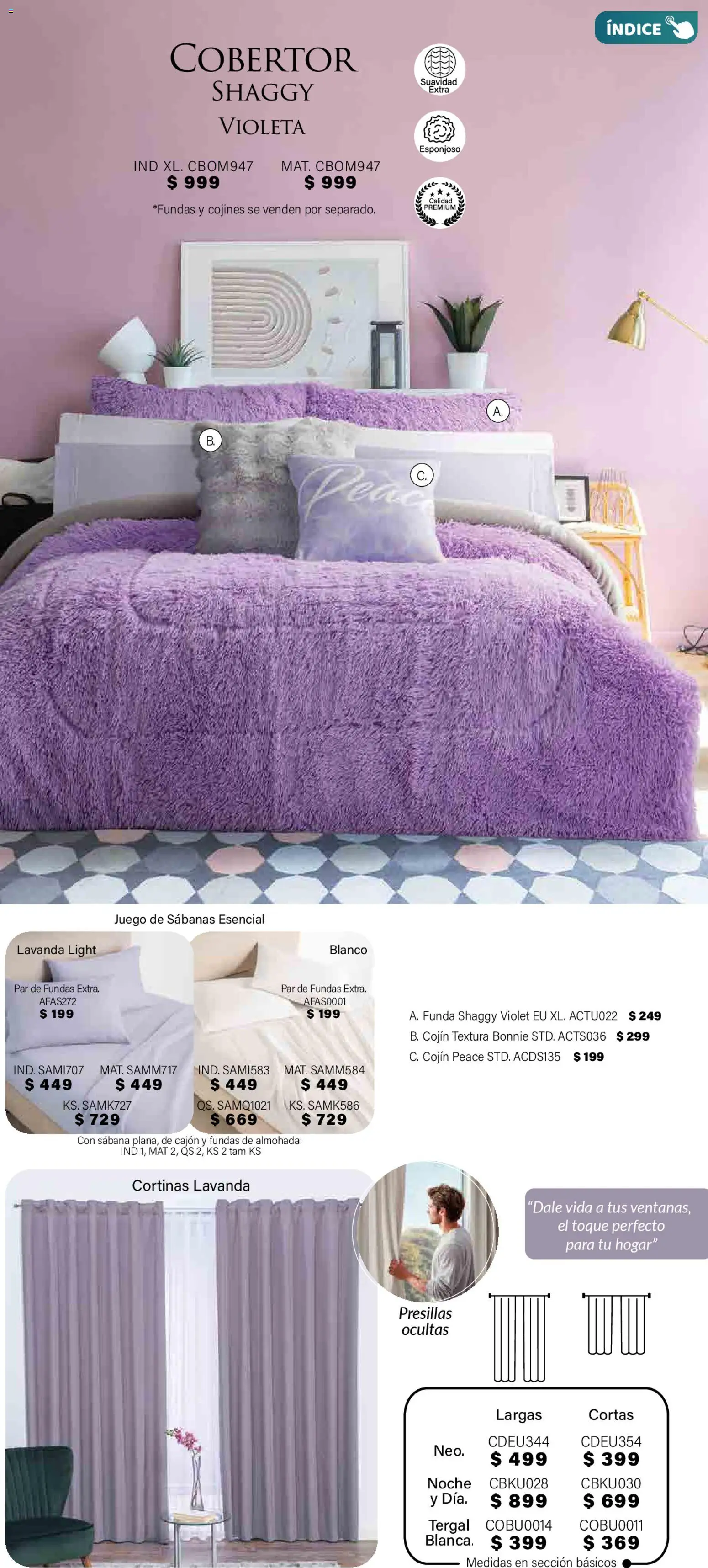 Nuevas ofertas de Colchas Concord válidas en toda la República Mexicana desde el 01.11.2025. ¡Encuentra las mejores ofertas en Colchas Concord Buen Fin! | Página: 353 | Productos: Cobertor, Juego, Funda, Almohada