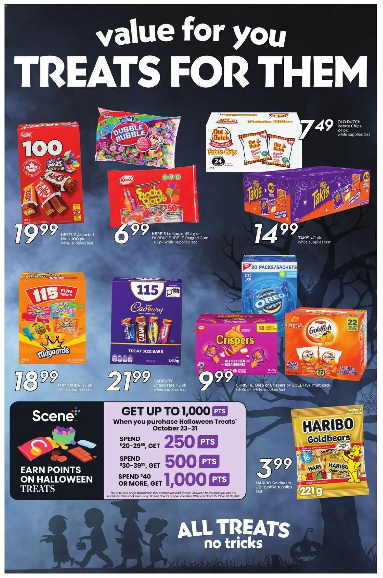 Sobeys flyer valid from 23.10.2025 | Page: 17 | Products: Chips, Milk