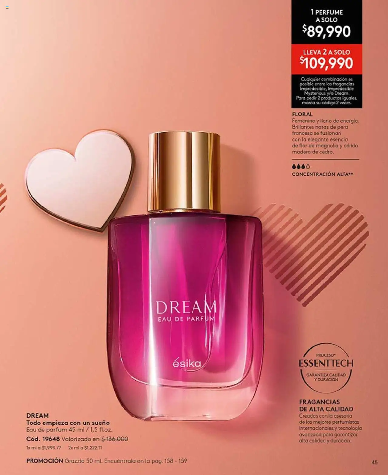 Ésika revista - valida desde el 05.09.2025 | Página: 45 | Productos: Perfume, Combinación, Pera