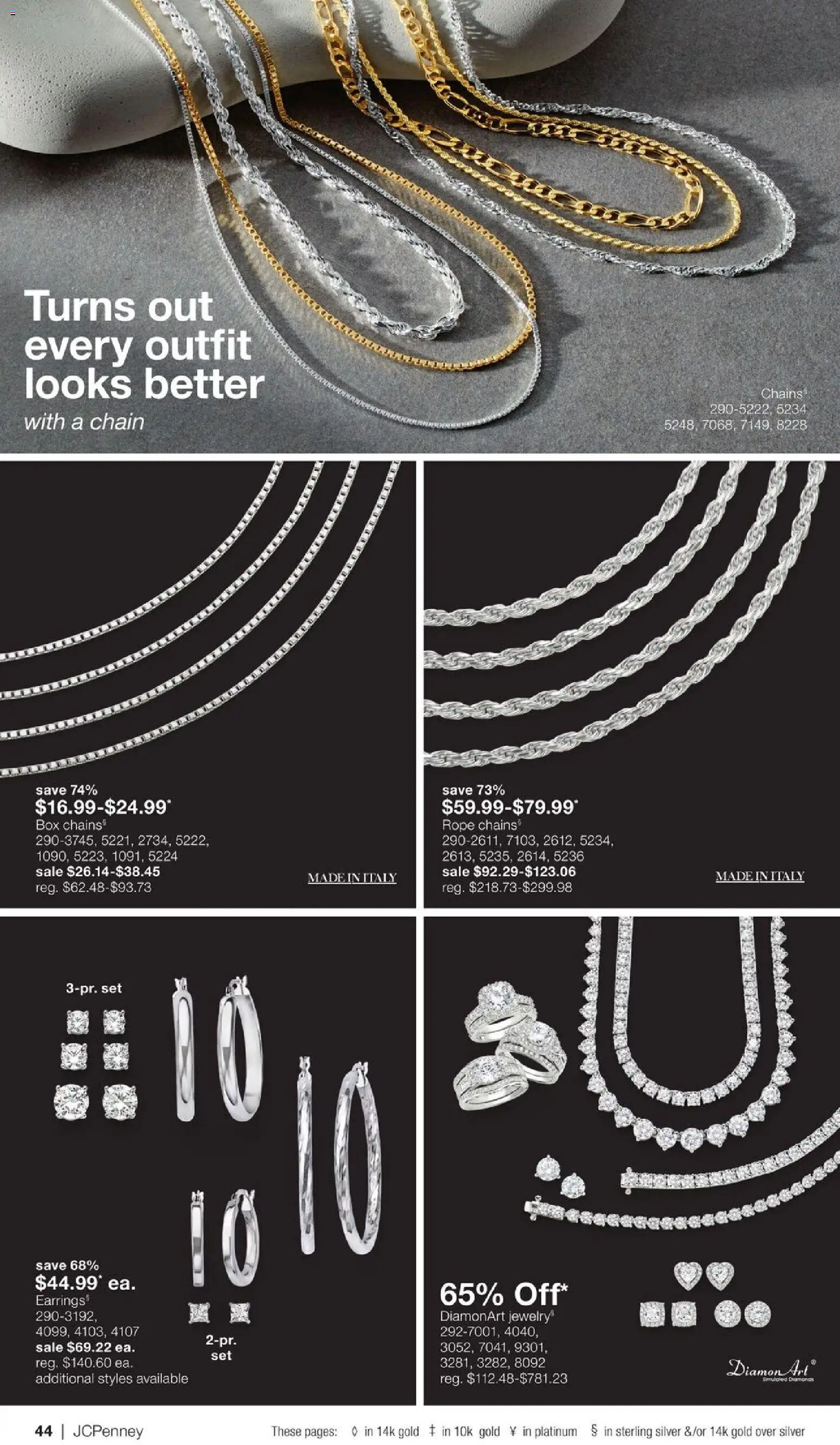 JCPenney Jewelry Sale - valid from 12.03.2026 | Page: 43 | Products: Box