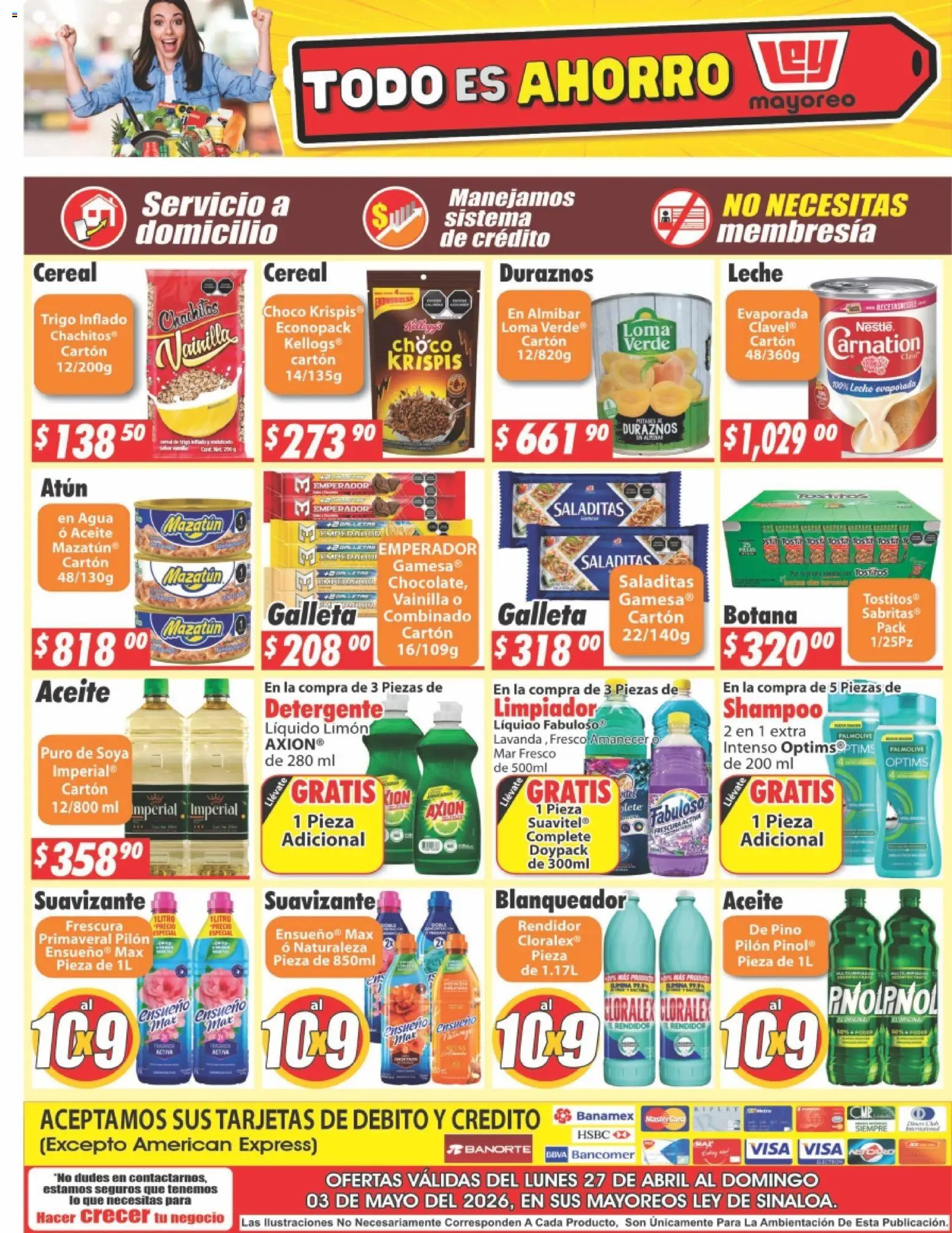 Nuevas ofertas de Casa Ley válidas en toda la República Mexicana desde el 27.04.2026. ¡Encuentra las mejores ofertas en Casa Ley folleto Sinaloa! | Página: 2