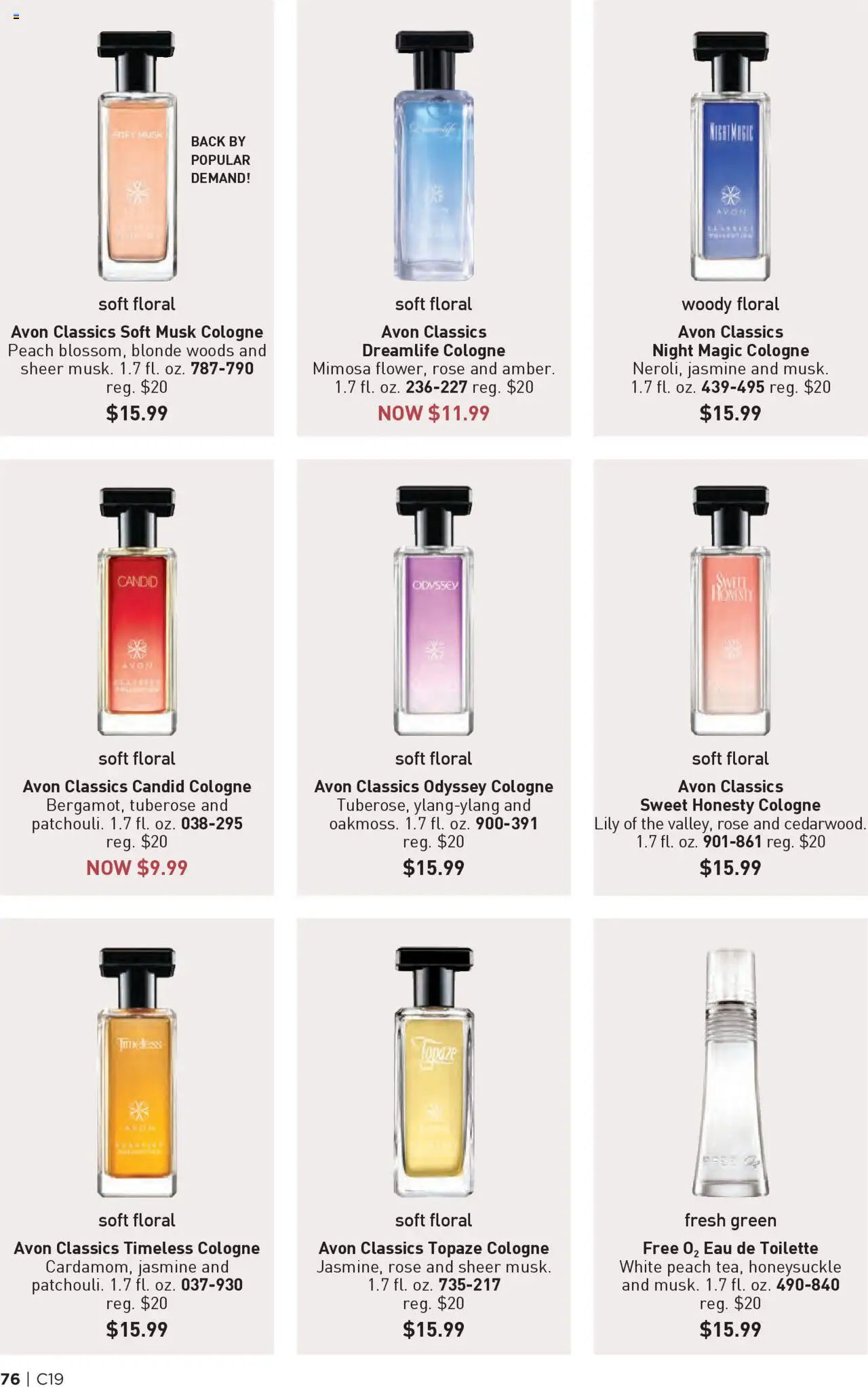 Avon Brochure - valid from 10.09.2025 | Page: 76 | Products: Eau de toilette, Peach