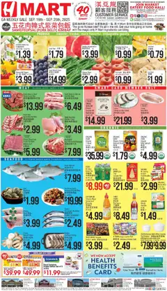 Preview of Hmart weekly ads valid from 19.09.2025