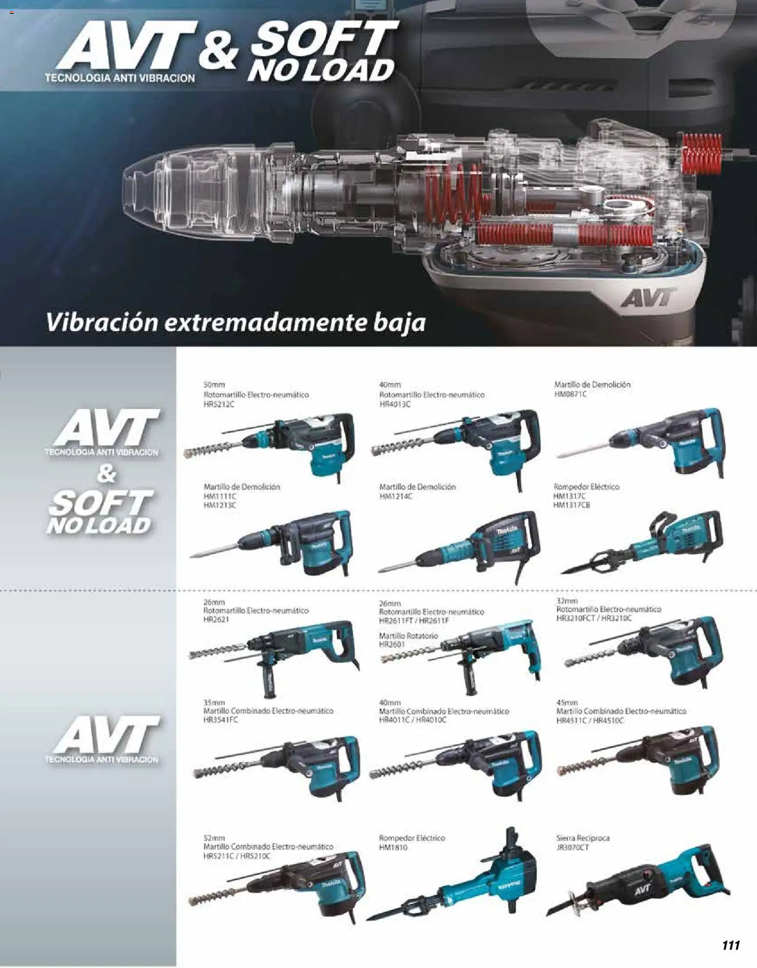Nuevas ofertas de Makita válidas en toda la República Mexicana desde el 01.01.2024. ¡Encuentra las mejores ofertas en Makita catálogo General! | Página: 111 | Productos: Sierra, Rotomartillo, Martillo