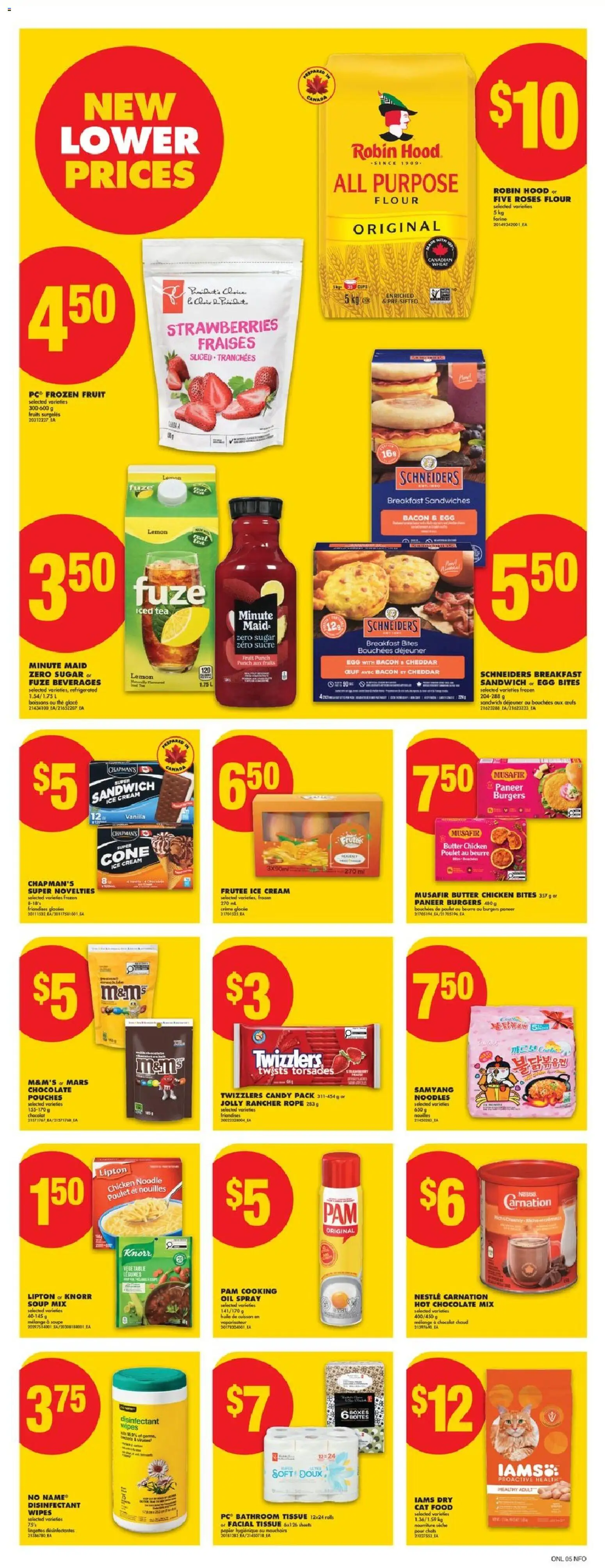 No Frills flyer valid from 01.01.2026 | Page: 12 | Products: Noodles, PC, Table, Chicken