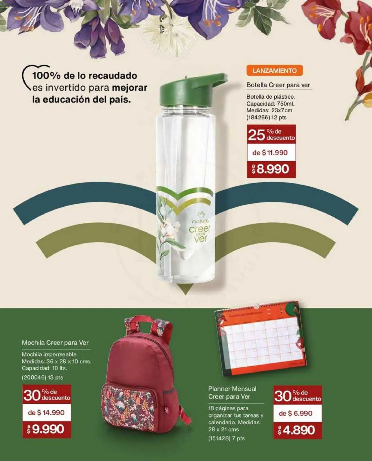 Natura catálogo │ válido desde el 12.07.2025 | Página: 146 | Productos: Botella, Mochila