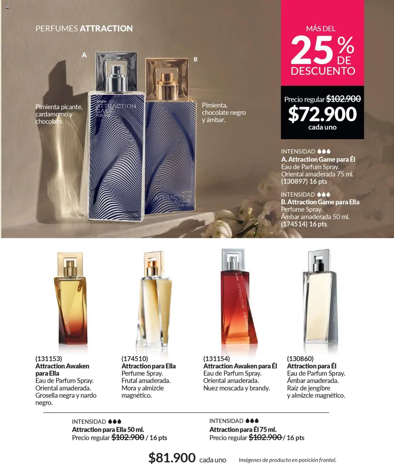 Avon revista - valida desde el 12.09.2025 | Página: 59 | Productos: Pimienta, Perfume, Mora, Chocolate