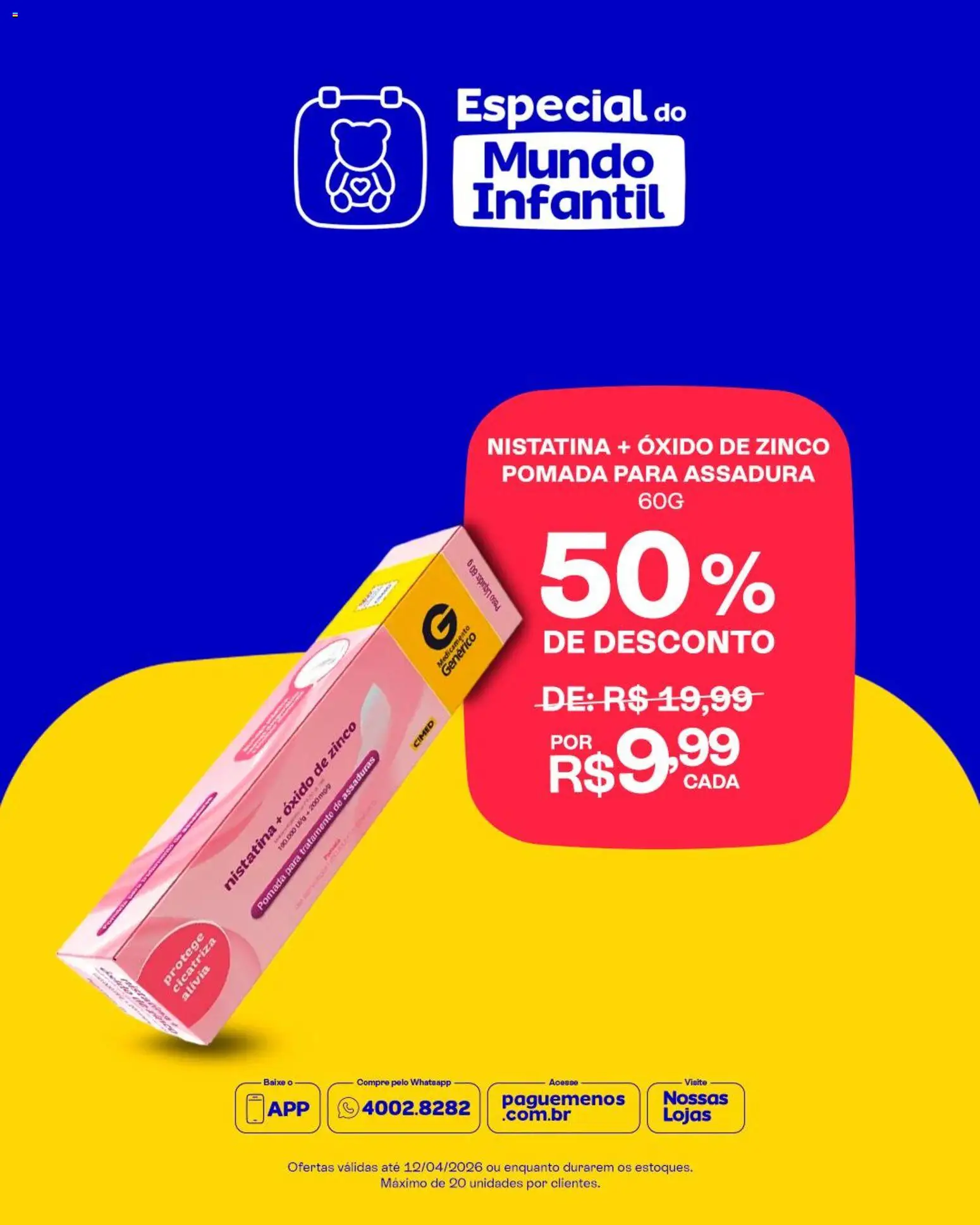 Pague Menos Folheto - válido de 06.04.2026 | Página: 2 | Produtos: Pomada