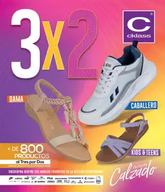 Vista previa de Cklass catálogo Remate Calzado 3X2, nuevo folleto de la tienda, válido en México a partir del 20.04.2026