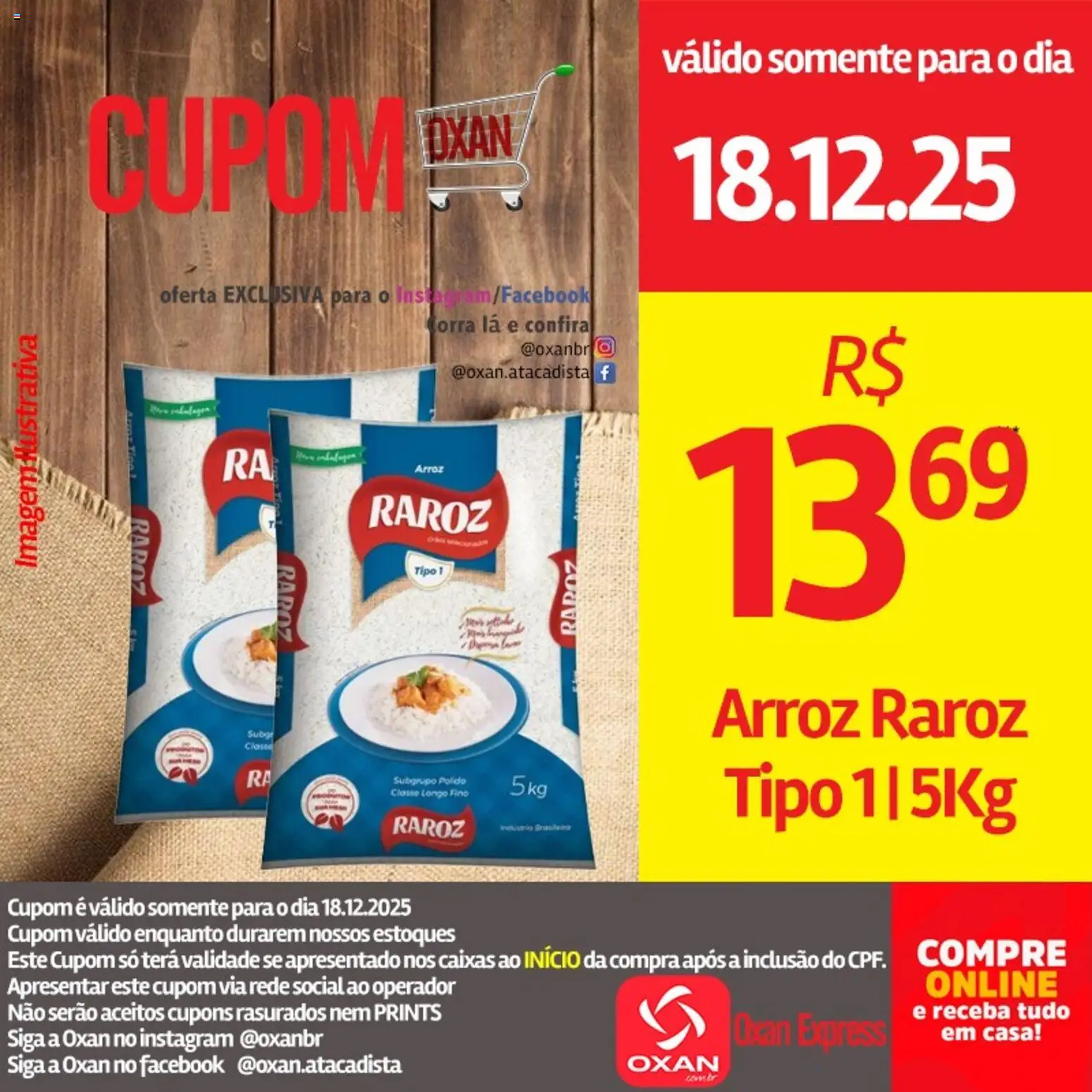 Oxan Atacadista Folheto - válido de 18.12.2025 | Página: 7 | Produtos: Arroz