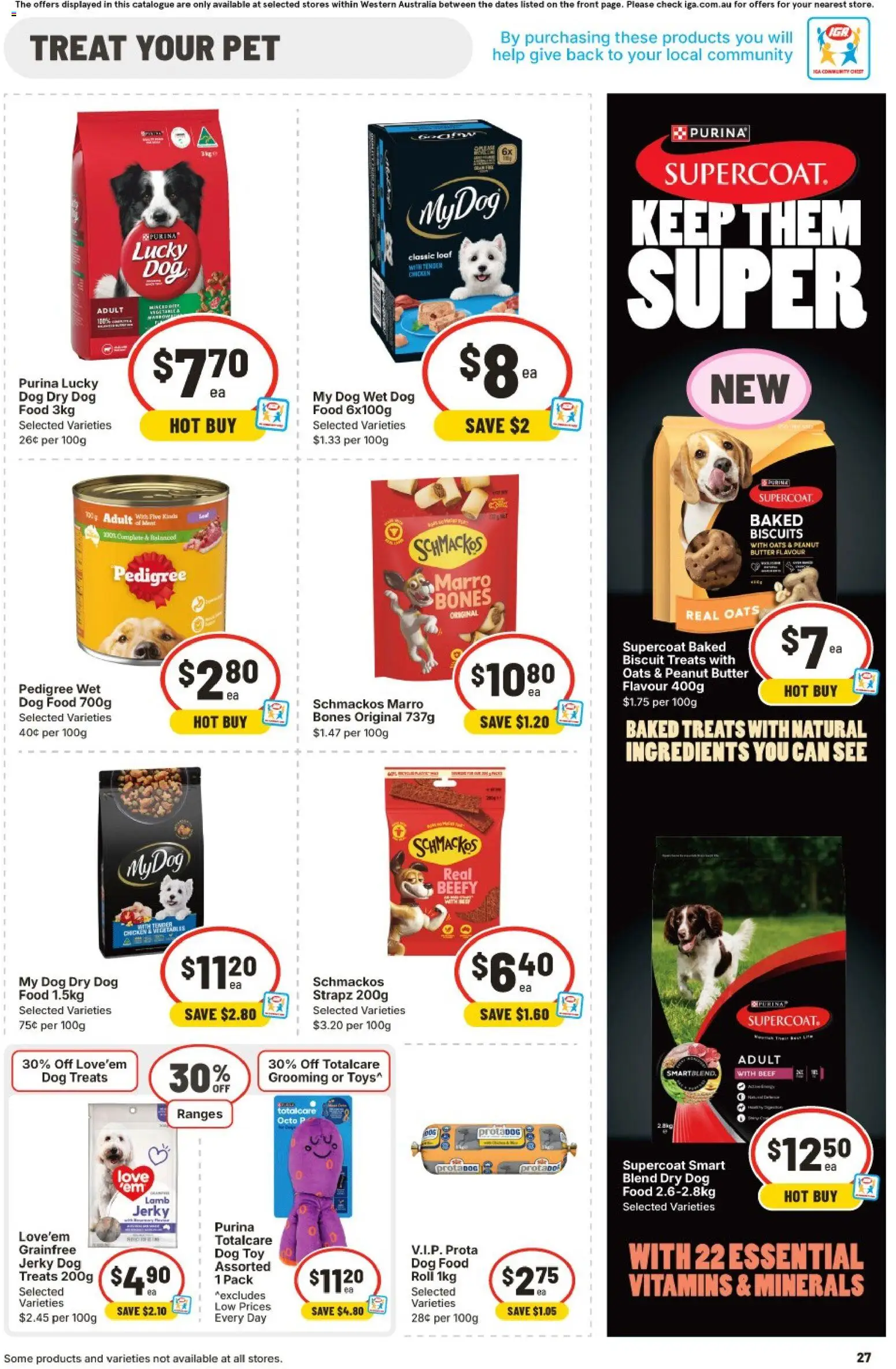 IGA catalogue - valid from 11.03.2026 | Page: 27 | Products: Chicken, Beef, Biscuits, Vegetables