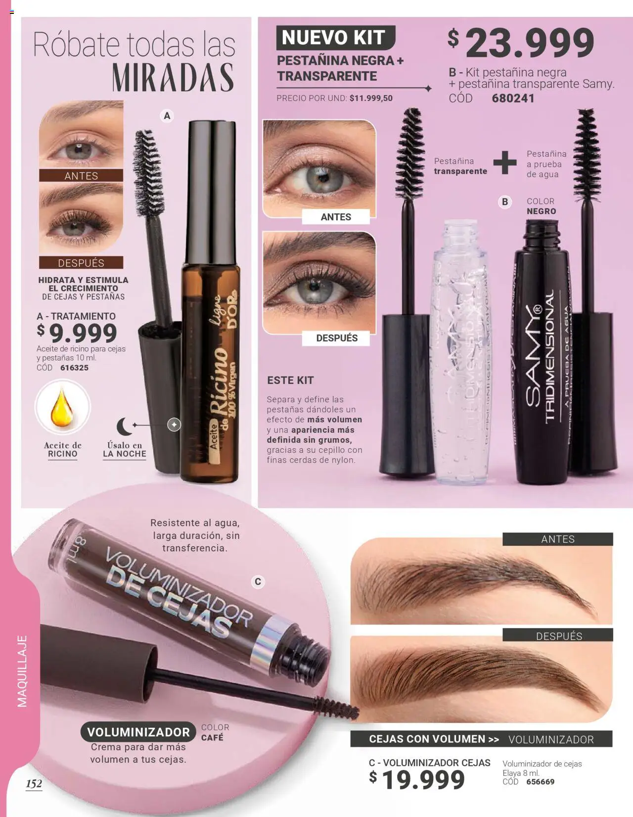 Carmel revista - valida desde el 28.07.2025 | Página: 154 | Productos: Maquillaje, Cepillo, Café, Aceite