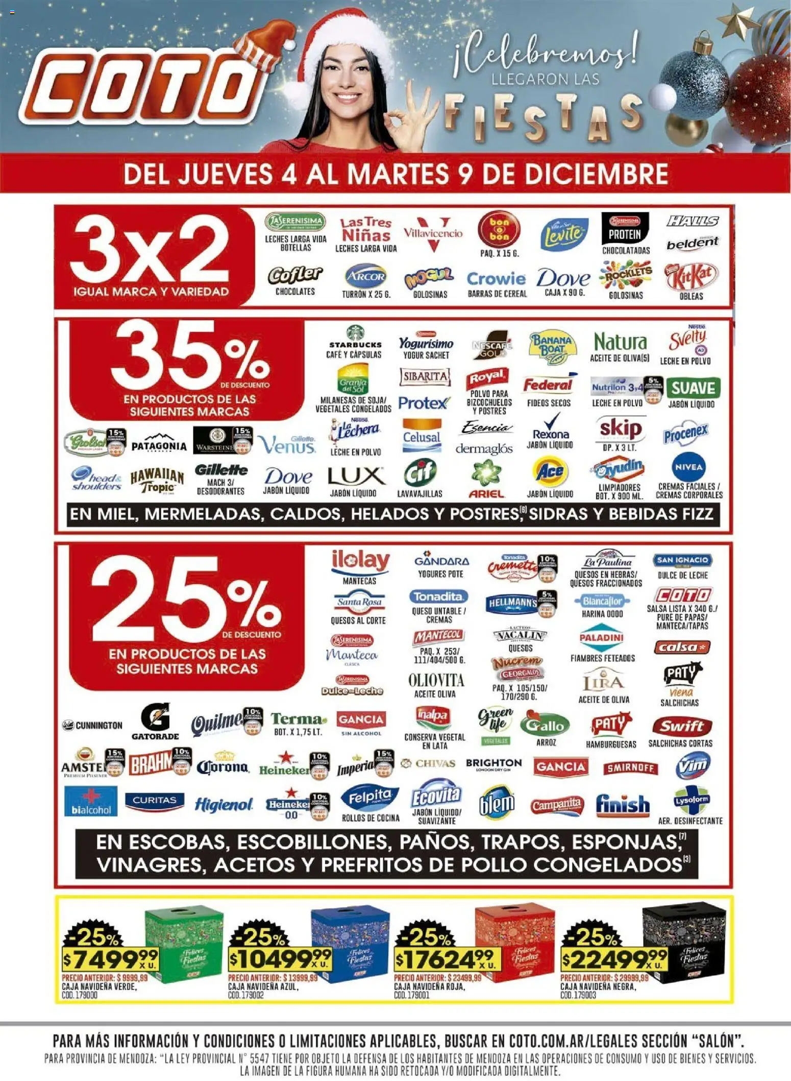 Coto - Salon Motivo │ válido desde el 04.12.2025 | Página: 1 | Productos: Lavavajillas, Oliva, Leche, Fideos