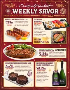 Preview of Central Market weekly ads valid from 26.12.2025