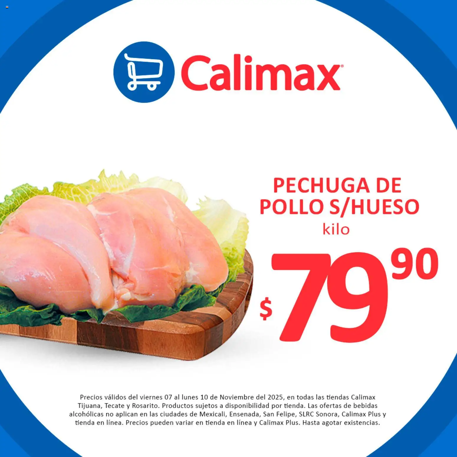 Nuevas ofertas de Calimax válidas en toda la República Mexicana desde el 07.11.2025. ¡Encuentra las mejores ofertas en Calimax folleto Ofertas! | Página: 3 | Productos: Pollo