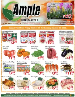 Preview of Ample Food Market weekly flyer / circulaire from shop Ample Food Market valid from 24.10.2025