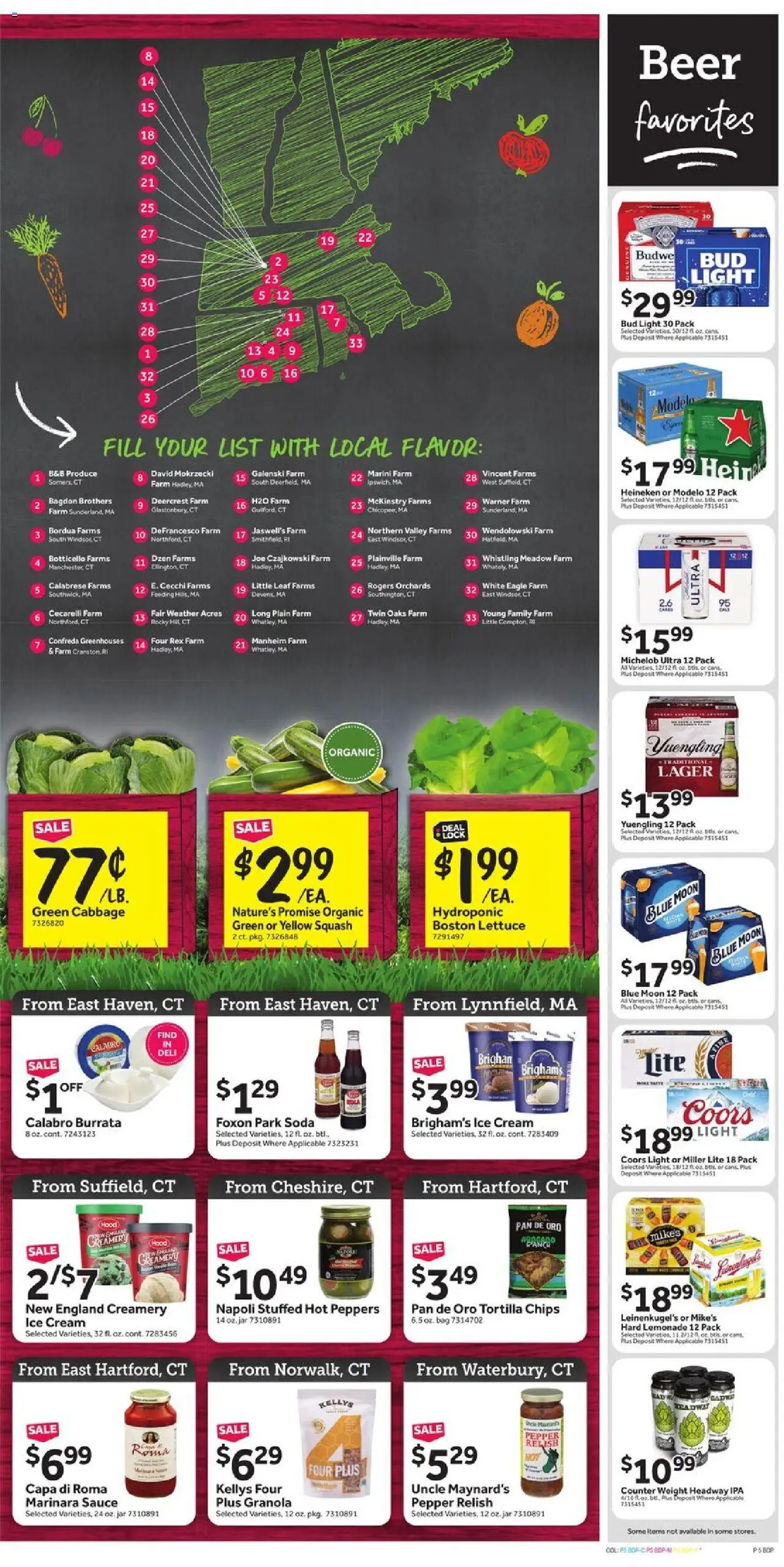 Stop & Shop Weekly Circular - CT - valid from 01.08.2025 | Page: 9 | Products: Squash, Cream, Bag, Weight