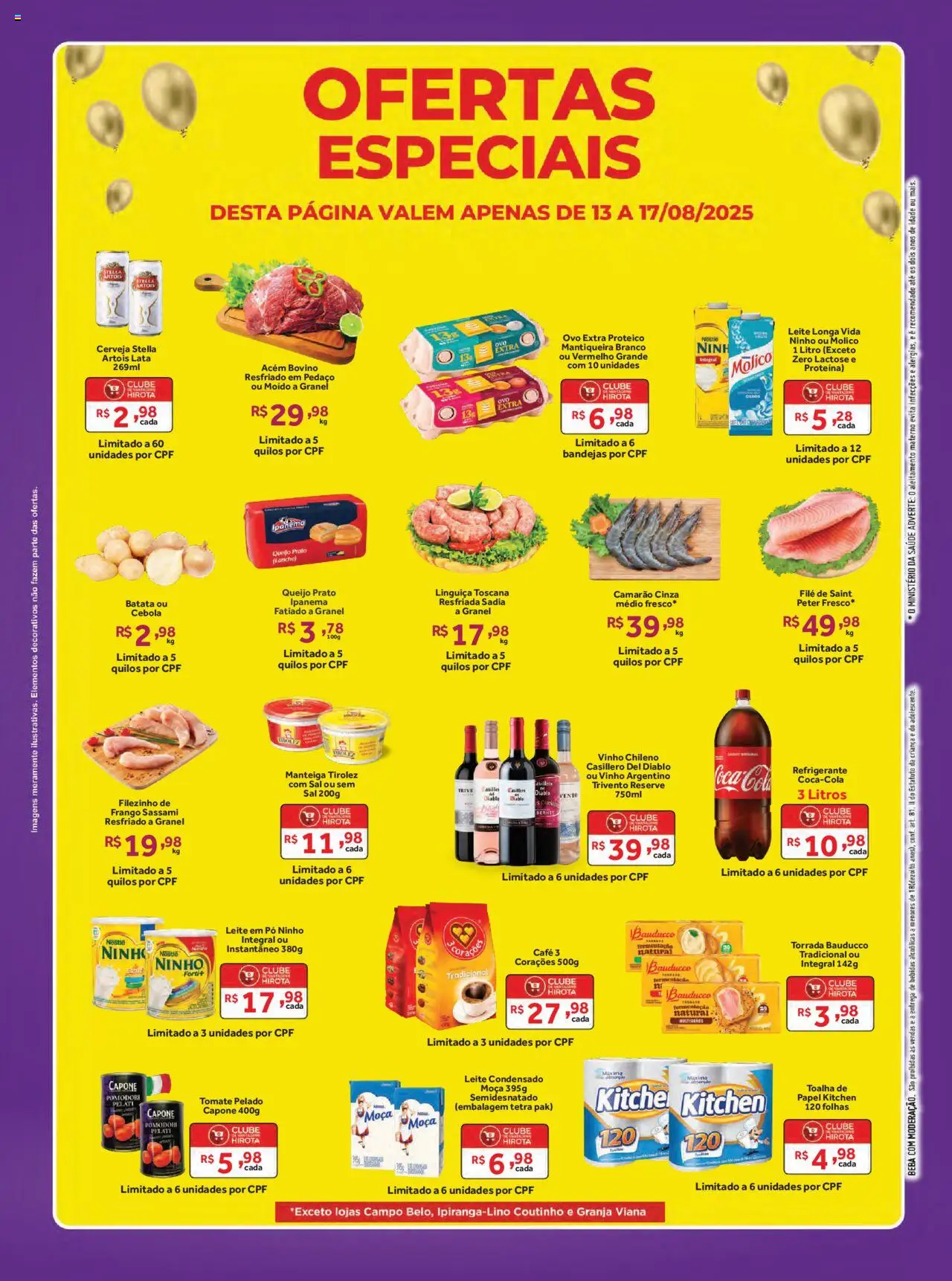 Hirota Food Folheto - válido de 13.08.2025 | Página: 2 | Produtos: Manteiga, Queijo, Cerveja, Refrigerante
