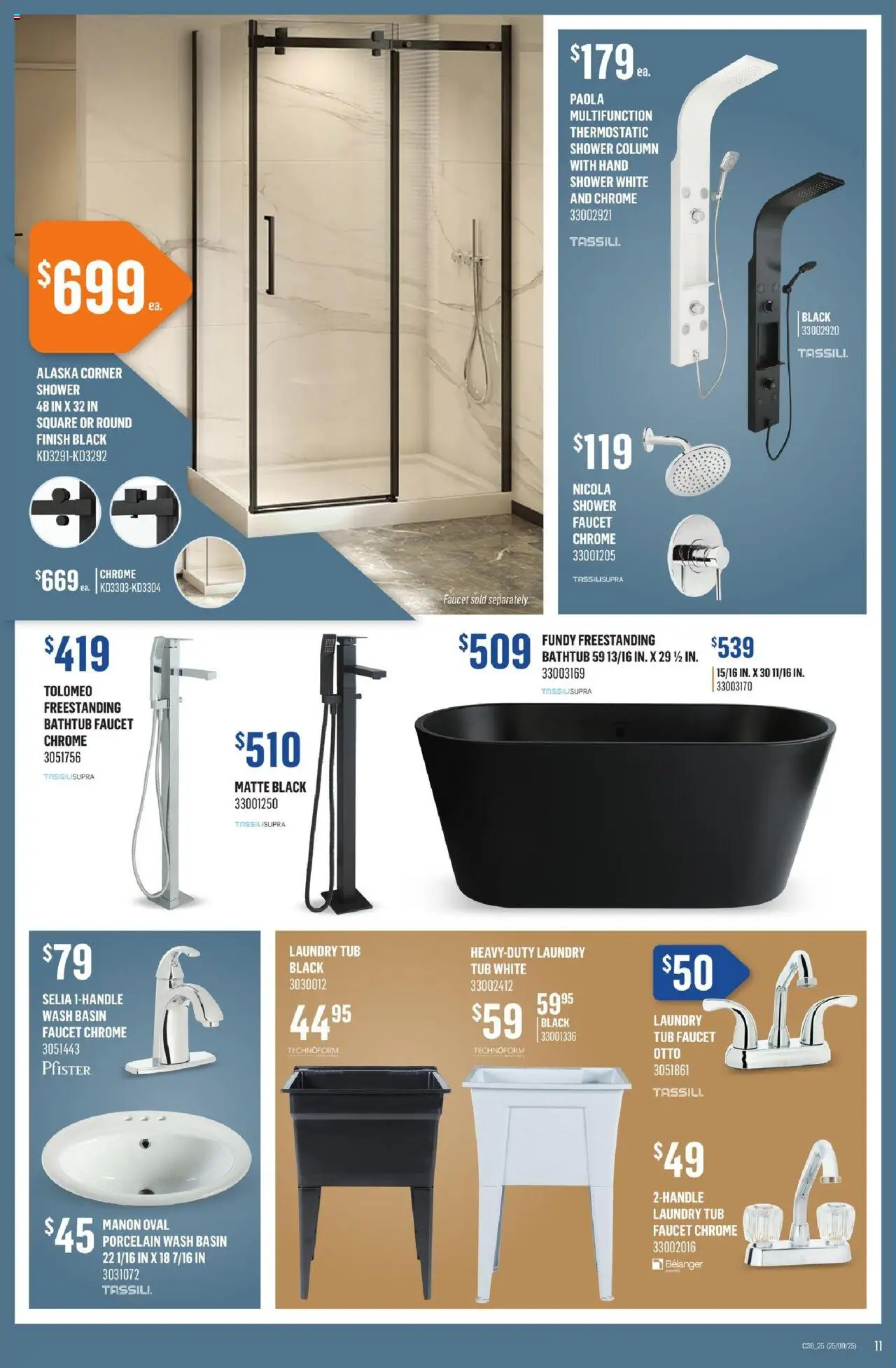 Canac flyer valid from 25.09.2025 | Page: 11 | Products: Shower