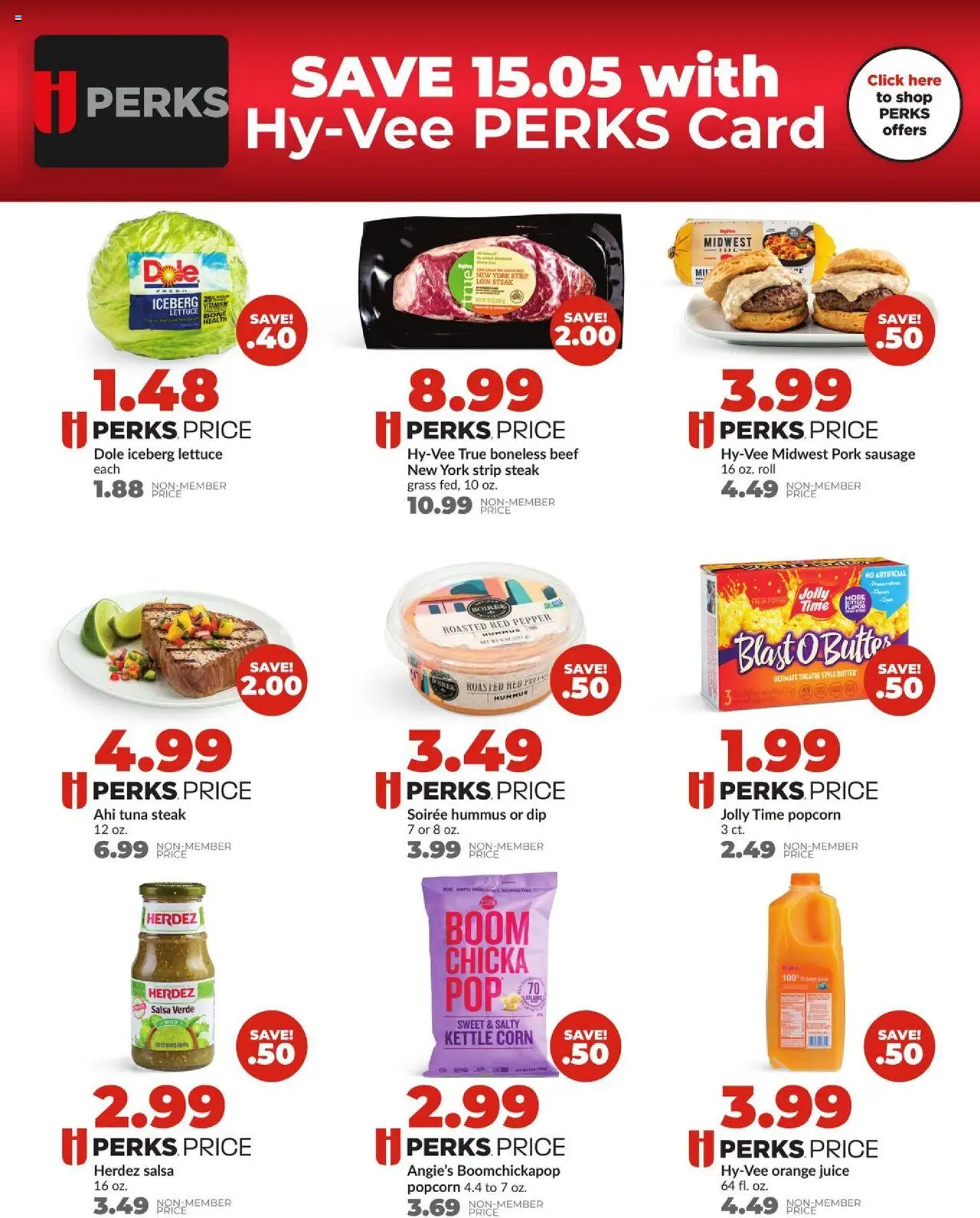 HyVee Weekly Ad - valid from 08.09.2025 | Page: 3 | Products: Juice, Beef, Sausage, Kettle