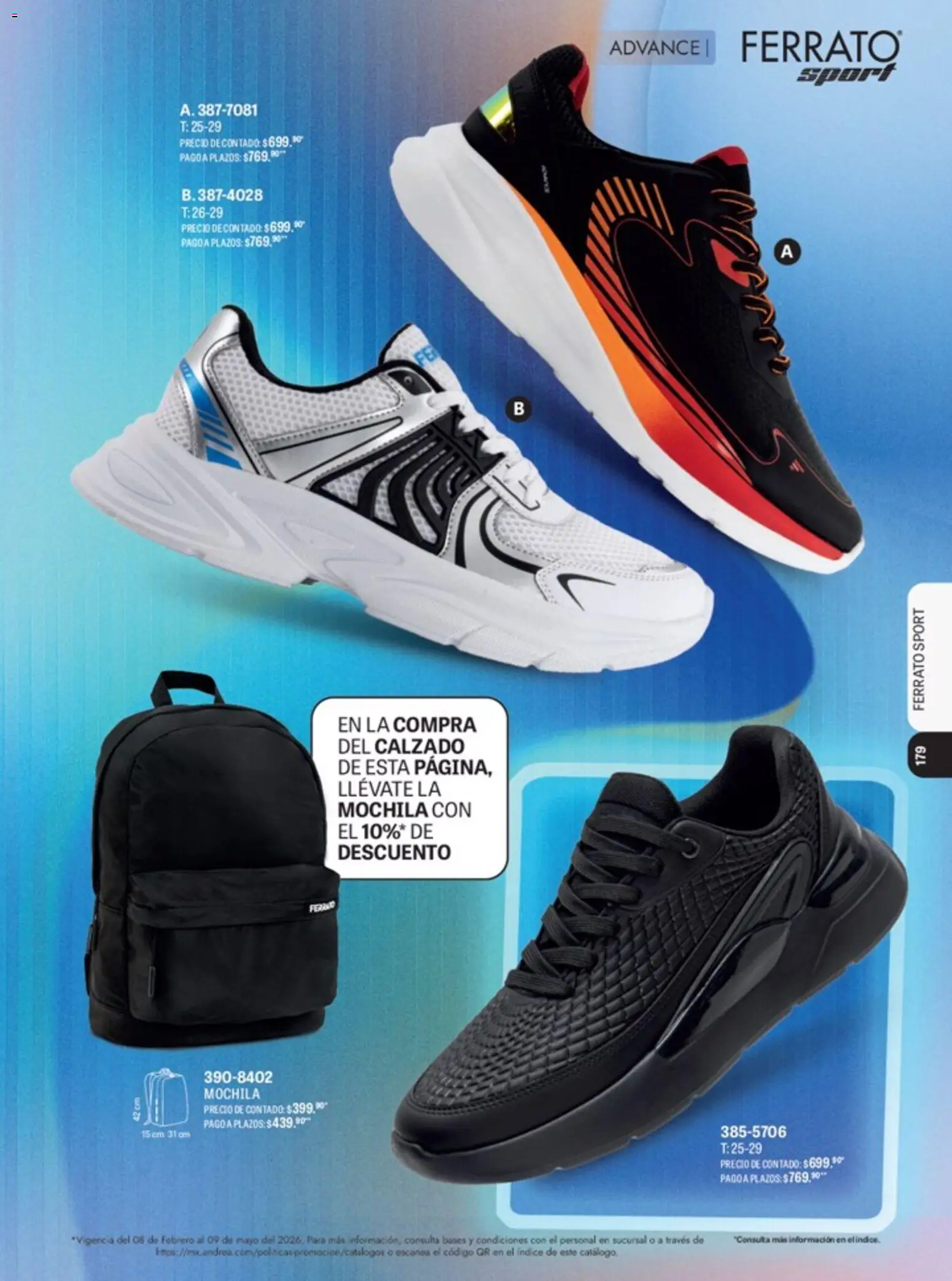 Nuevas ofertas de Andrea válidas en toda la República Mexicana desde el 15.04.2026. ¡Encuentra las mejores ofertas en Andrea catálogo Lo mejor en marcas! | Página: 146 | Productos: Mochila