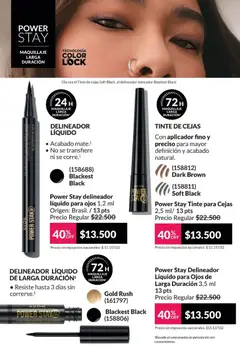 Vista previa Catálogo AVON Campaña 4/2026 válido desde el 01.04.2026 | Página: 31 | Productos: Maquillaje, Delineador