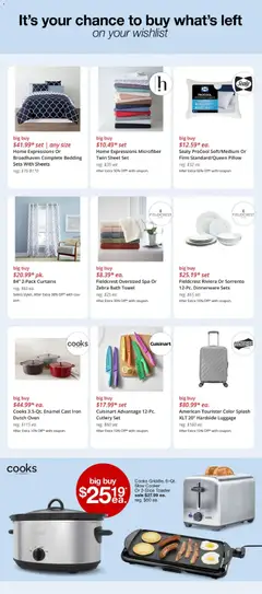 Preview of JCPenney weekly ads valid from 02.02.2026 | Page: 7 | Products: Toaster, Pillow, Sheet, Oven