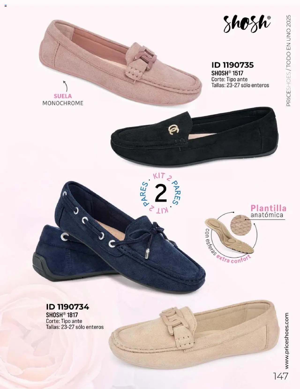 Nuevas ofertas de Price Shoes válidas en toda la República Mexicana desde el 05.05.2025. ¡Encuentra las mejores ofertas en Price Shoes catálogo Todo En 1 2025! | Página: 147