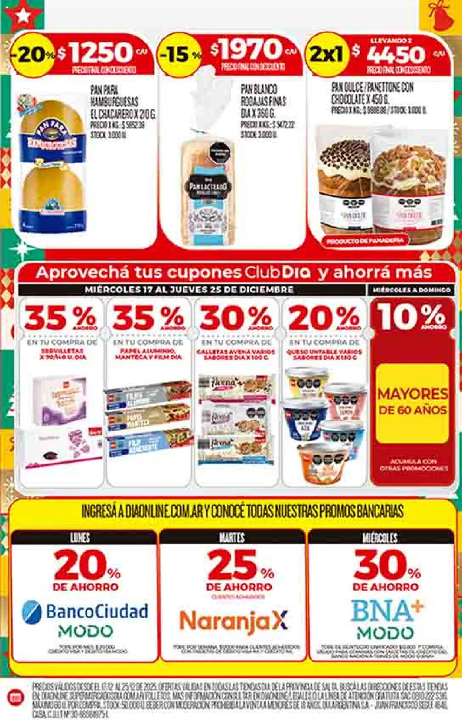 Dia - Ofertas - Salta y Jujuy │ válido desde el 17.12.2025 | Página: 8 | Productos: Pan, Chocolate