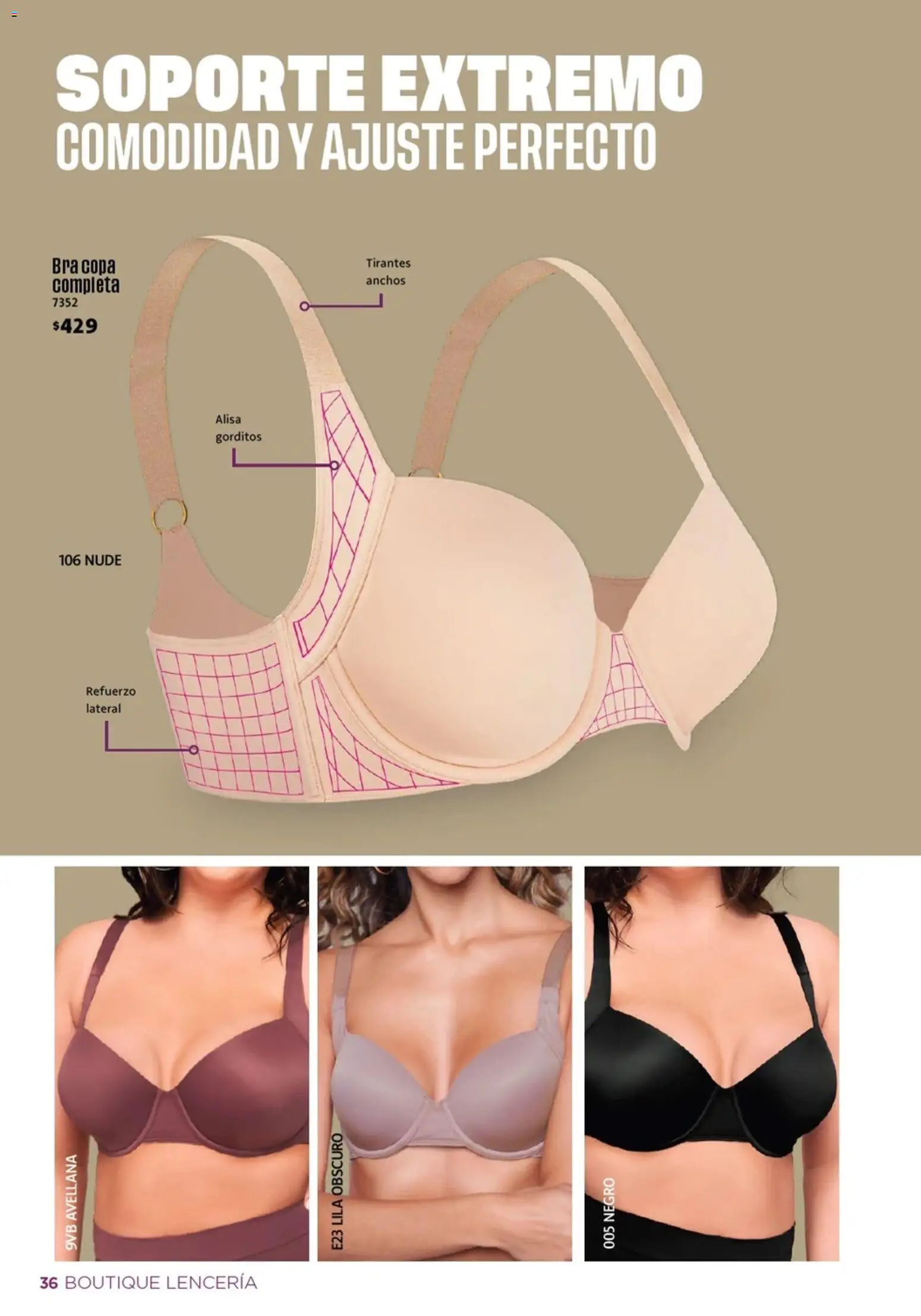 Nuevas ofertas de Ilusión válidas en toda la República Mexicana desde el 01.03.2026. ¡Encuentra las mejores ofertas en Ilusión catálogo Primavera! | Página: 38 | Productos: Tirantes, Lenceria