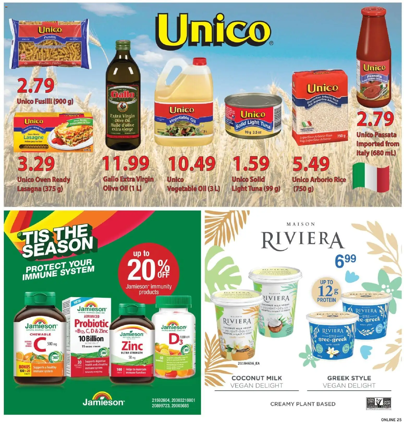 Fortinos flyer valid from 06.11.2025 | Page: 25 | Products: Oven, Milk, Oil, Tomatoes