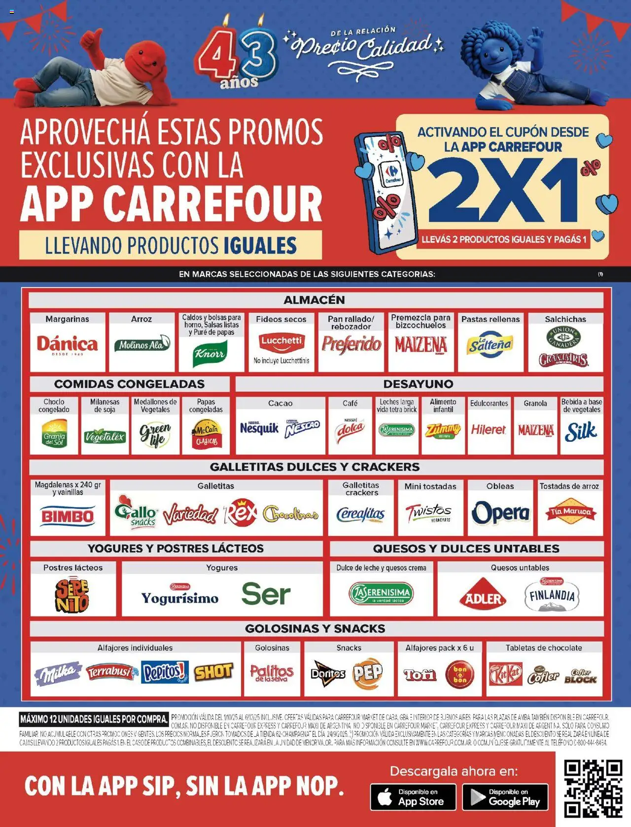 Carrefour ofertas │ válido desde el 01.10.2025 | Página: 37 | Productos: Choclo, Café, Fideos, Golosinas