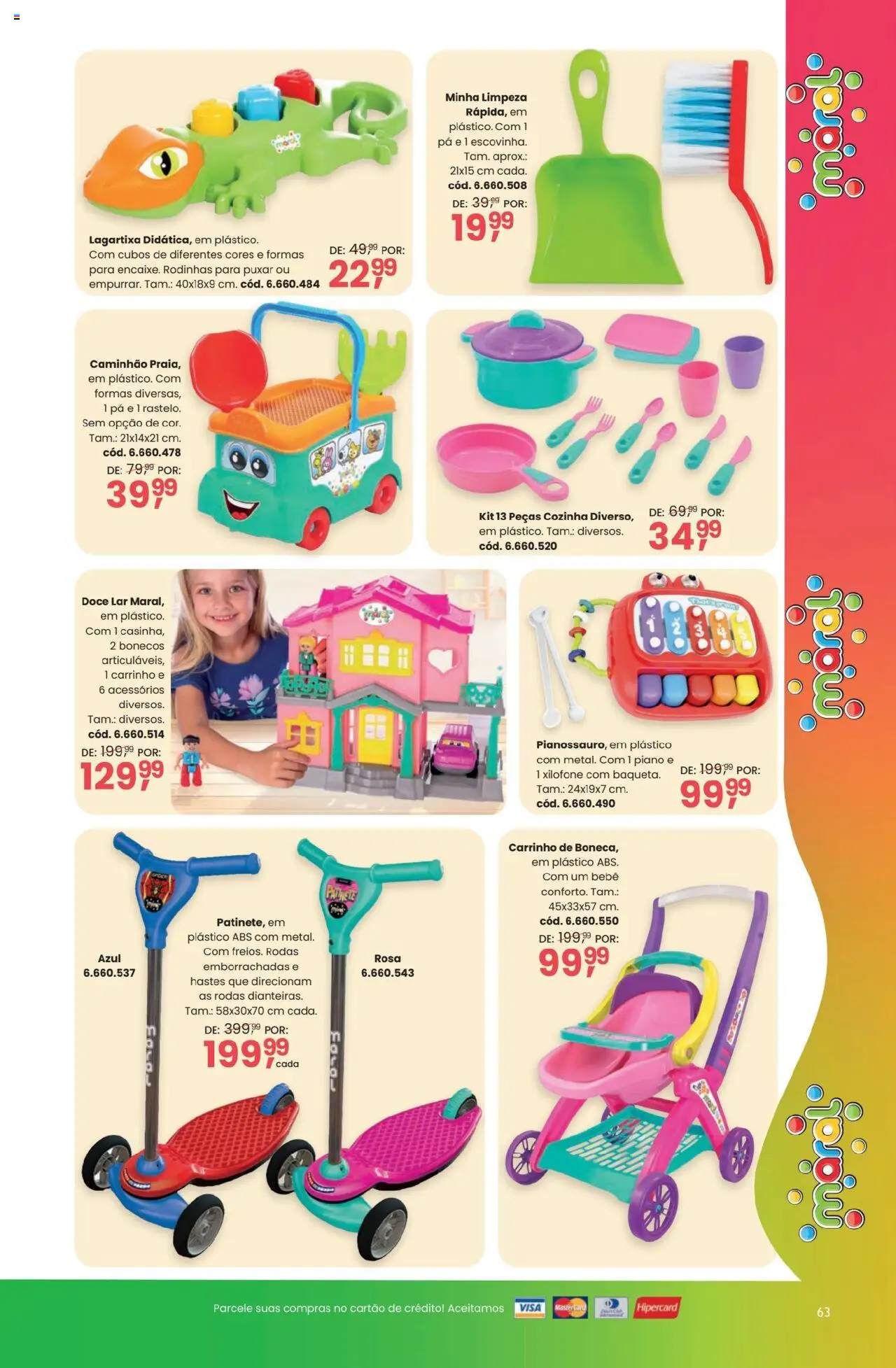 Quatro Estações Folheto - válido de 01.12.2025 | Página: 63 | Produtos: Carrinho, Piano, Pá