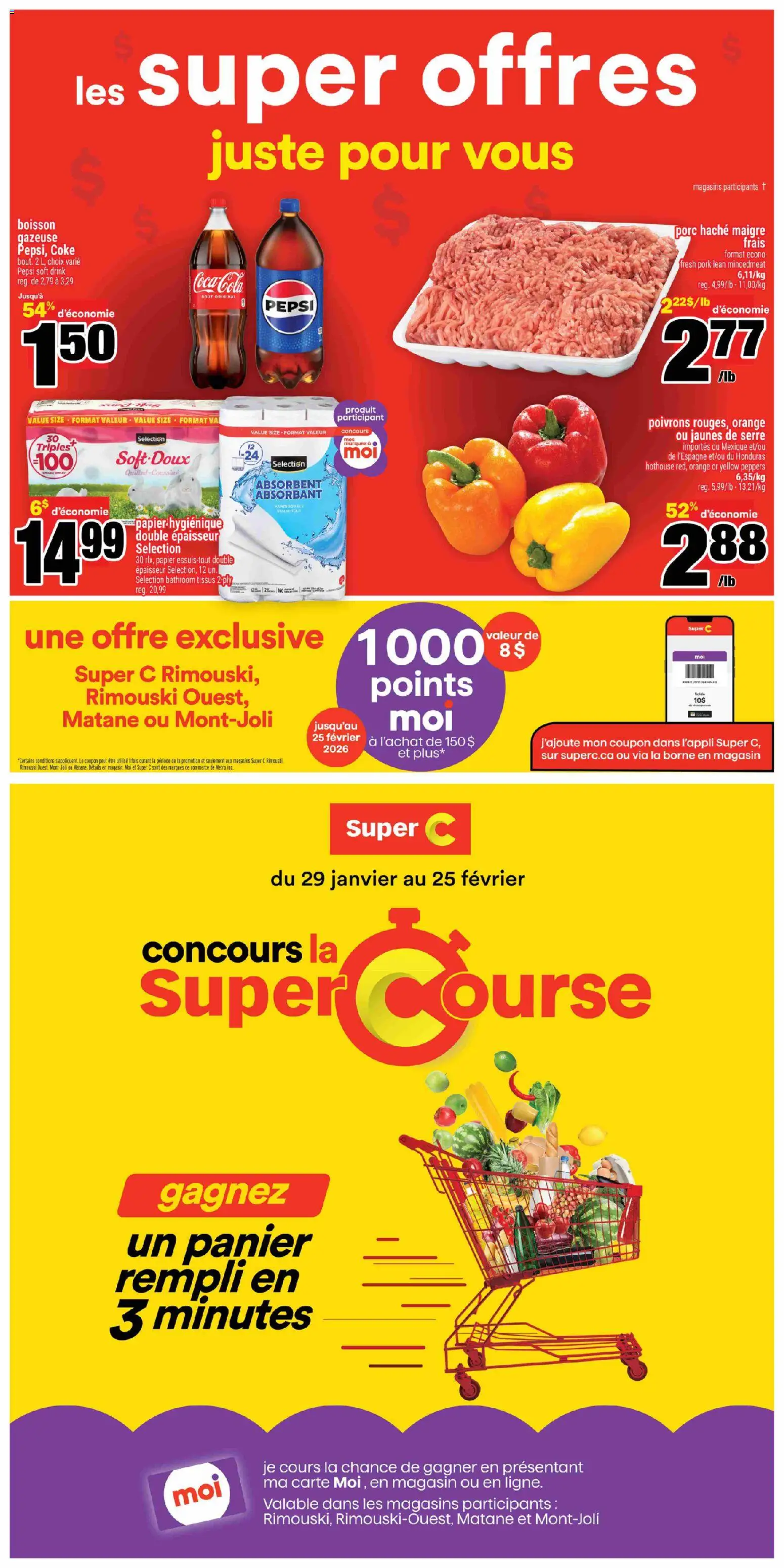 Super C flyer valid from 19.02.2026 | Page: 3 | Products: Pork