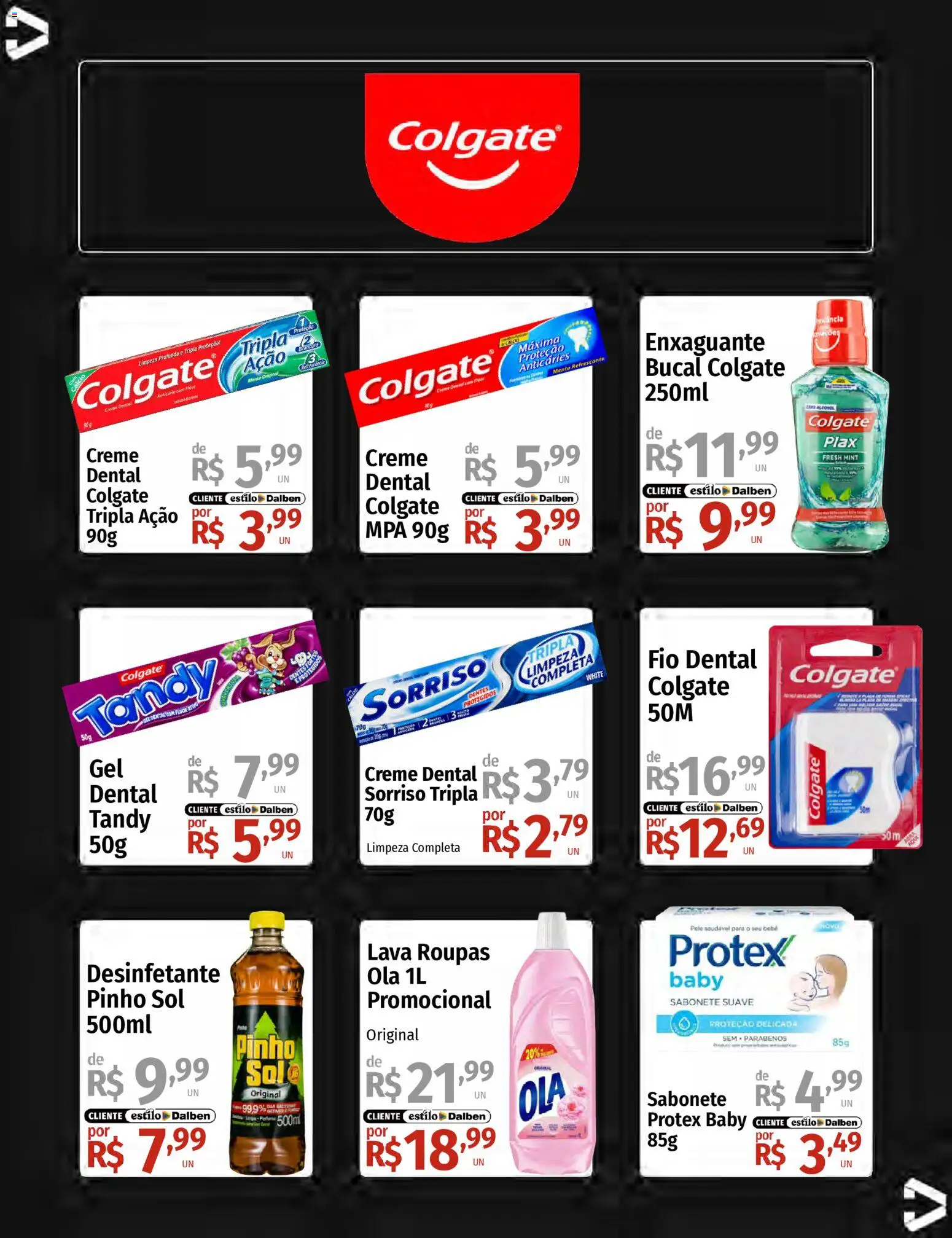 Supermercado Dalben Folheto - válido de 13.11.2025 | Página: 30 | Produtos: Roupas, Sabonete, Creme dental, Desinfetante