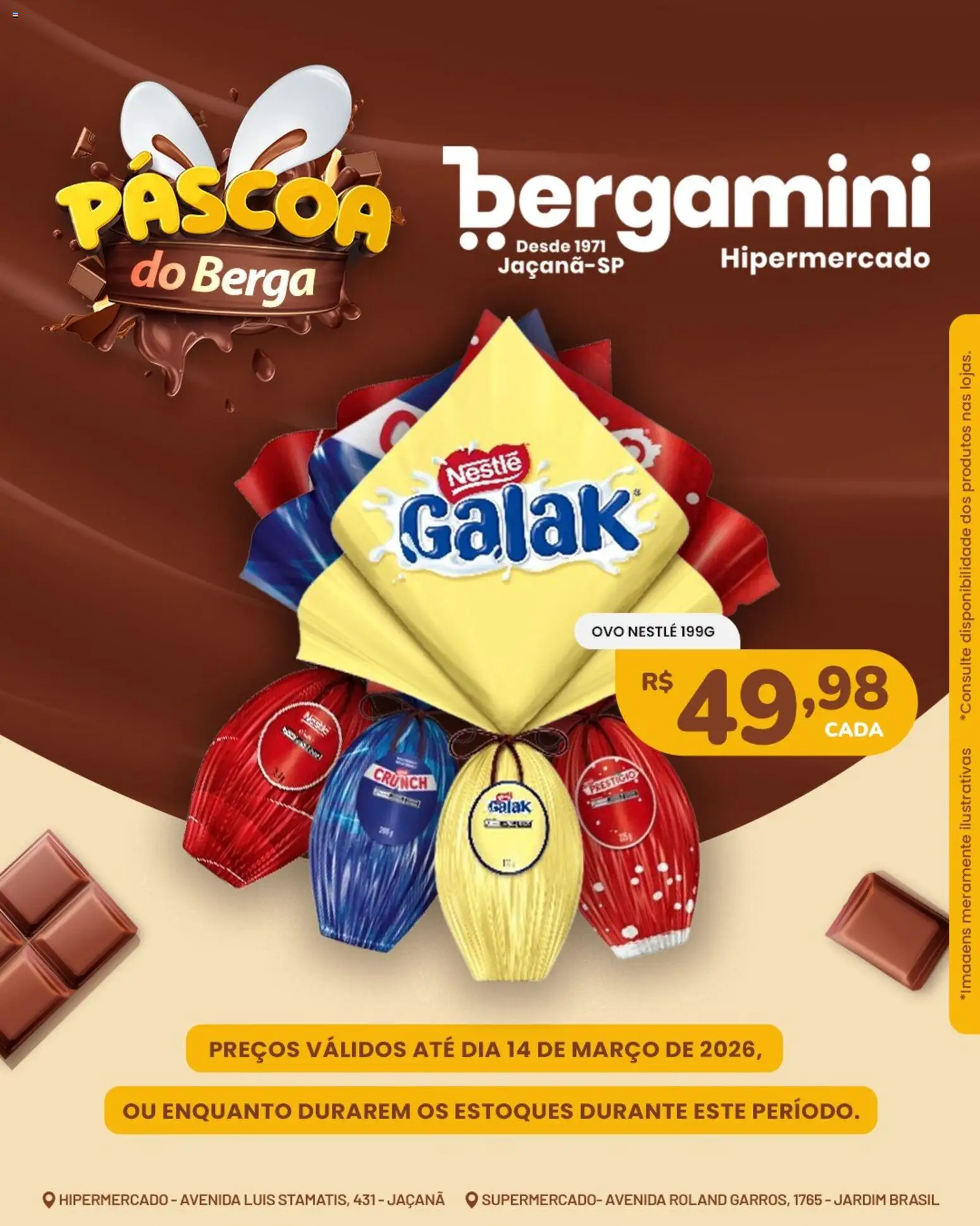 Supermercado Bergamini Folheto - válido de 11.03.2026 | Página: 1