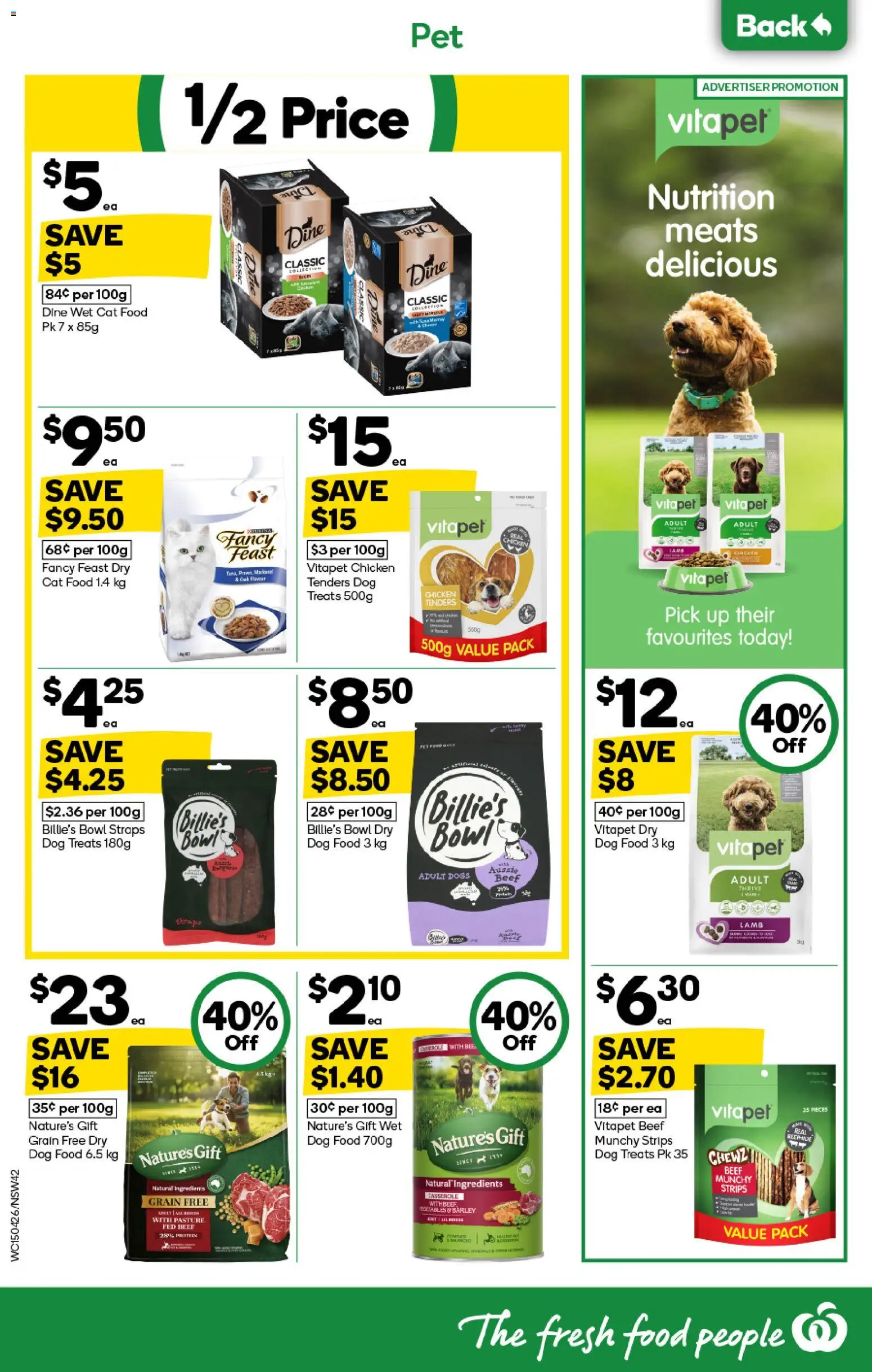 Woolworths catalogue - valid from 15.04.2026 | Page: 42 | Products: Wine, Lamb, Beef, Dog food