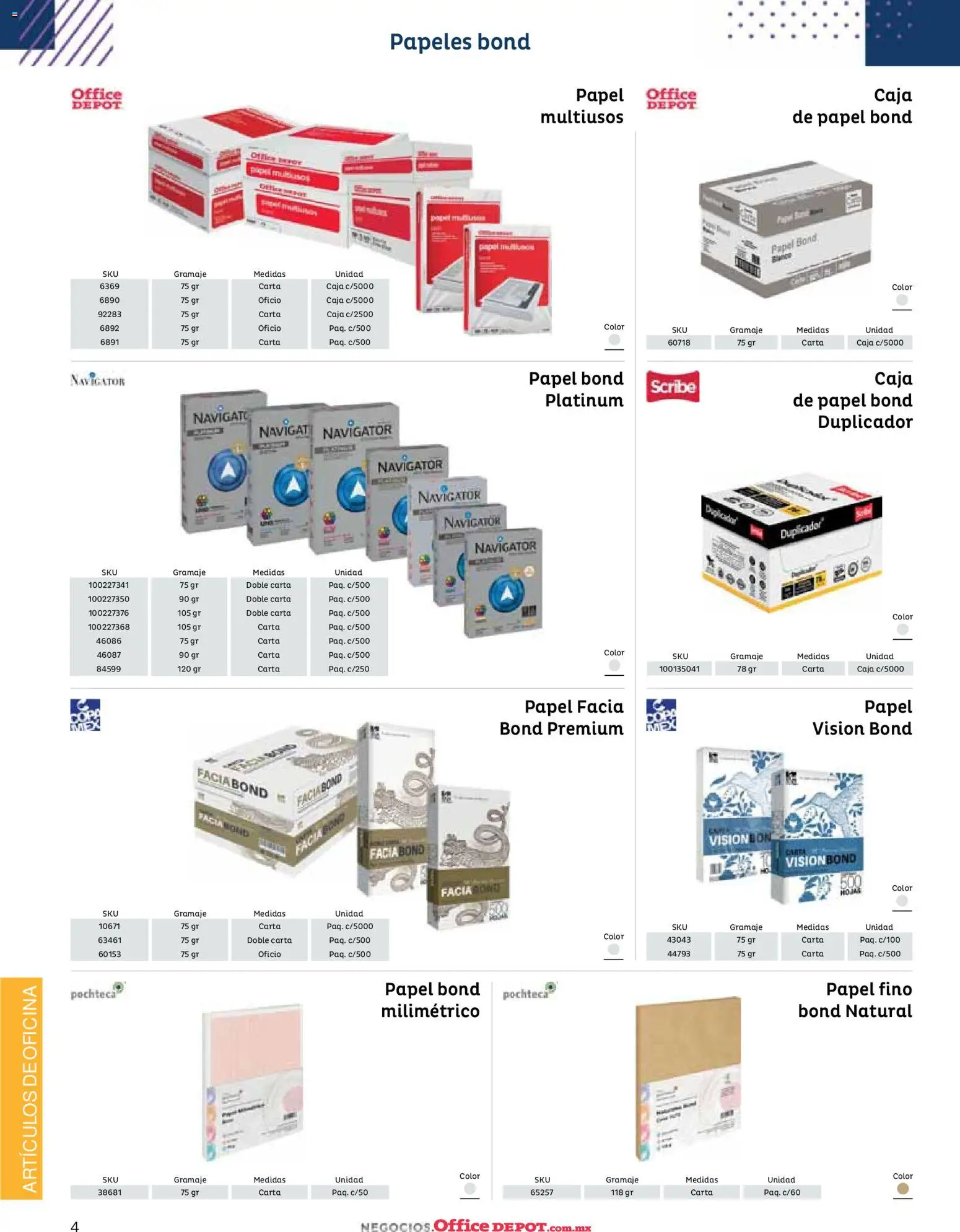 Nuevas ofertas de Office Depot válidas en toda la República Mexicana desde el 12.01.2026. ¡Encuentra las mejores ofertas en Office Depot catálogo 2026! | Página: 6 | Productos: Caja