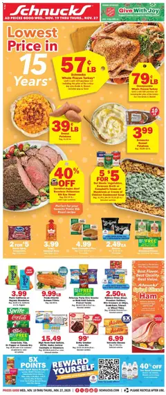 Preview of Schnucks weekly ads valid from 19.11.2025