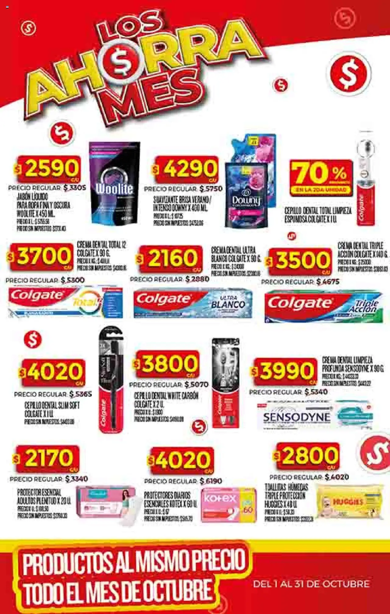 Dia - Ofertas - Salta y Jujuy │ válido desde el 15.10.2025 | Página: 40 | Productos: Cepillo, Toallitas húmedas, Protectores diarios, Crema