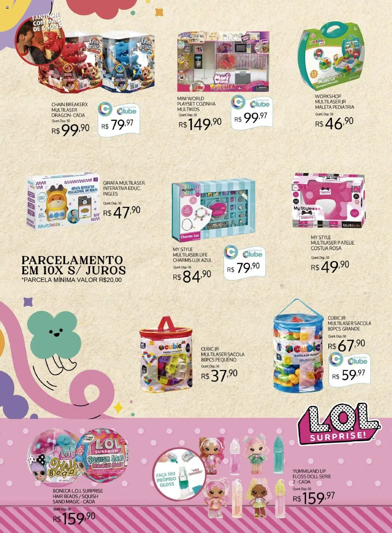 Bistek Supermercados Folheto - válido de 01.10.2025 | Página: 4 | Produtos: Boneca, Faca