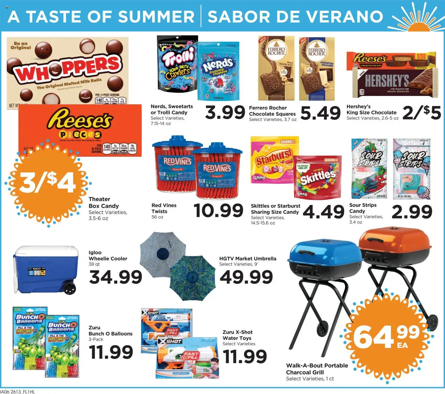 Food 4 Less Weekly Ad - valid from 29.04.2026 | Page: 9 | Products: Box, Milk, Water, Grill