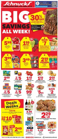 Preview of Schnucks weekly ads valid from 08.04.2026