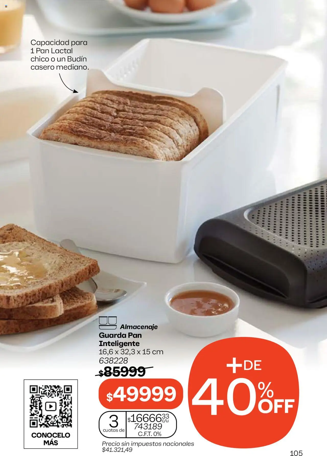 Tupperware Folleto │ válido desde el 11.08.2025 | Página: 106 | Productos: Budín, Pan