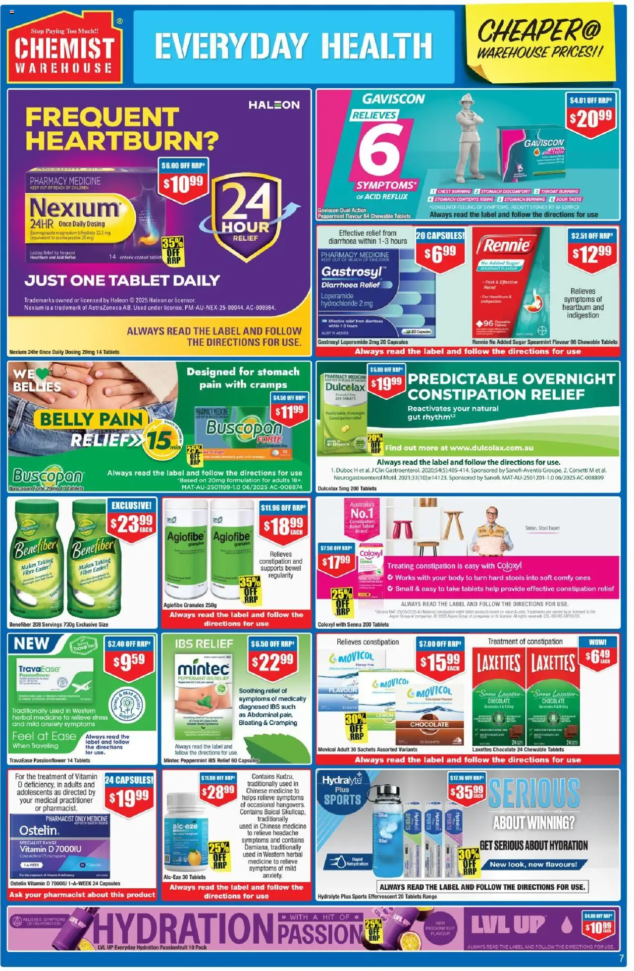 Chemist Warehouse catalogue - valid from 02.10.2025 | Page: 7 | Products: Stool, Lemon, Tablet, Vitamin