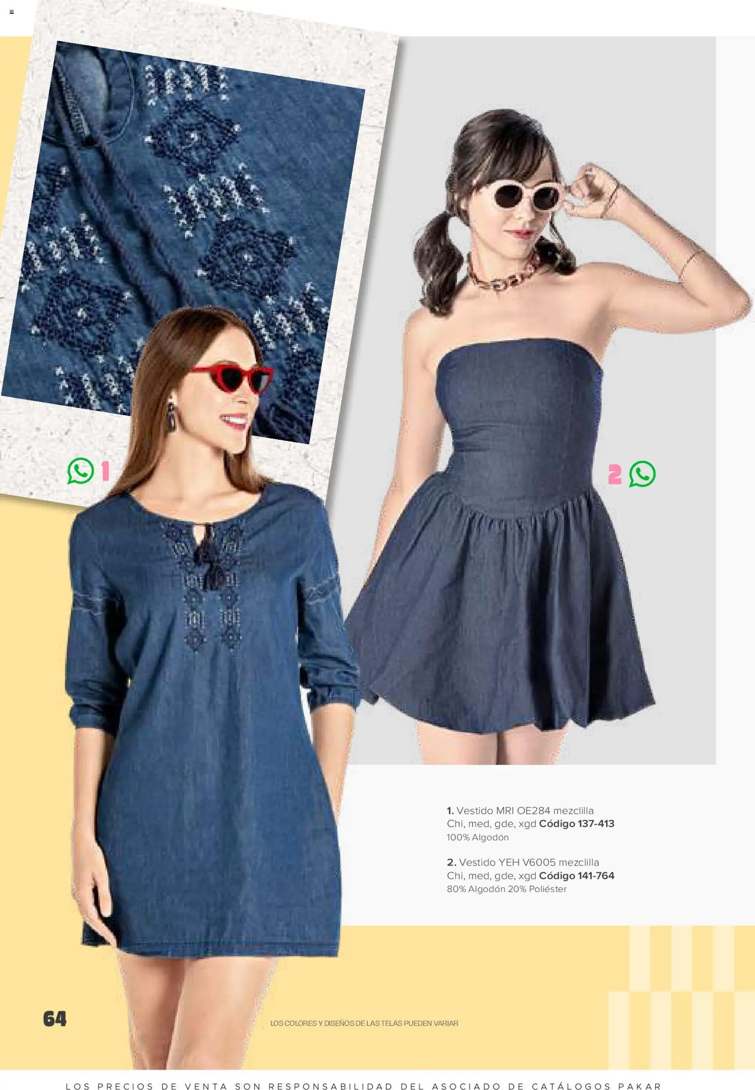 Nuevas ofertas de SC Pakar válidas en toda la República Mexicana desde el 30.01.2026. ¡Encuentra las mejores ofertas en SC Pakar catálogo Ropa! | Página: 64 | Productos: Algodón, Vestido