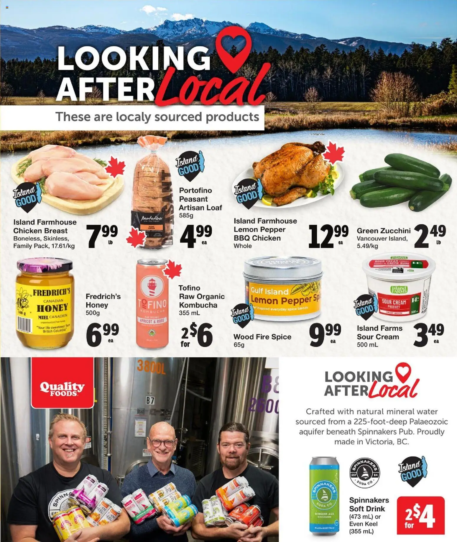 Quality Foods flyer valid from 23.10.2025 | Page: 2 | Products: Sour cream, Cream, Chicken