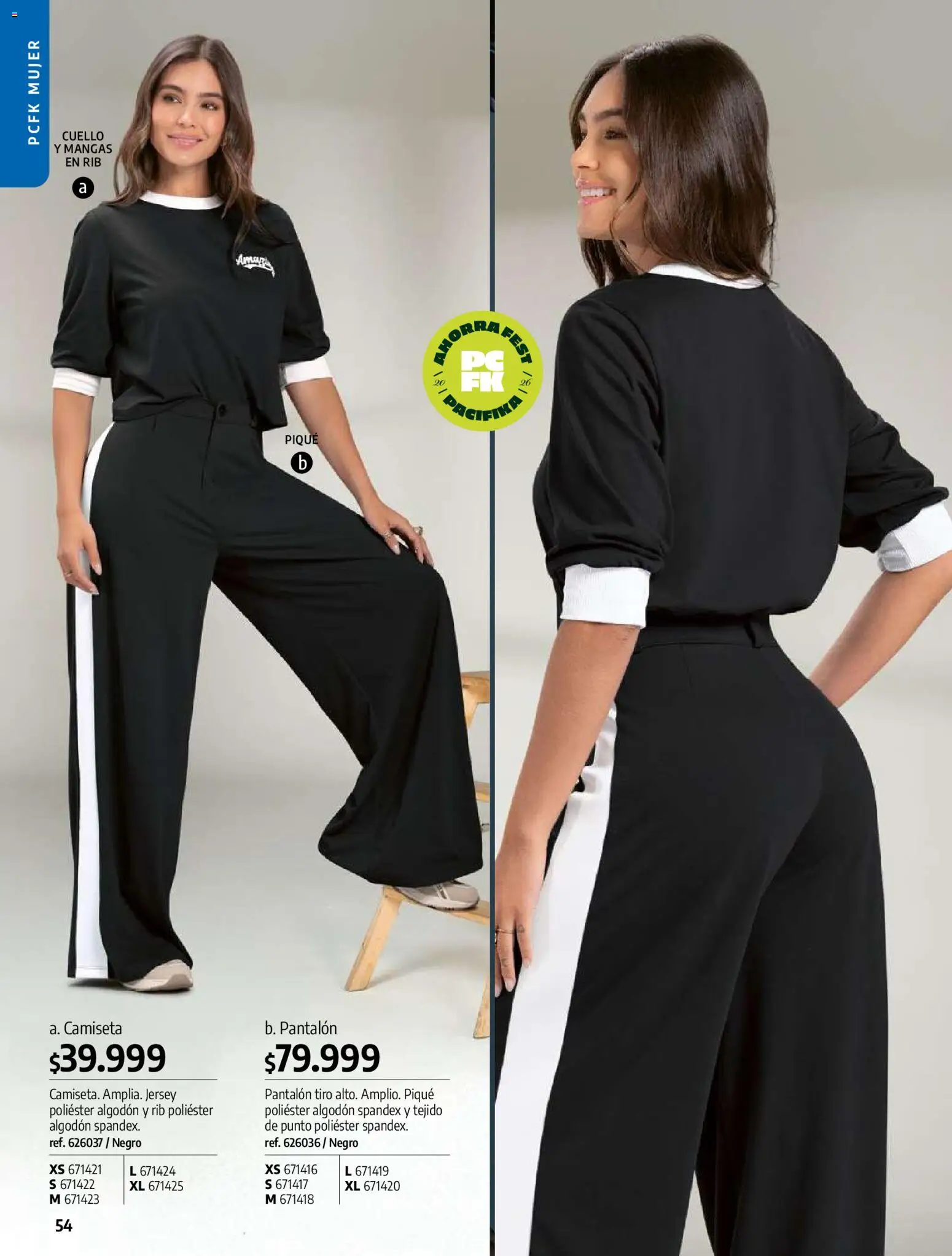 Pacifika revista - valida desde el 01.02.2026 | Página: 54 | Productos: Algodón, Camiseta, Cuello