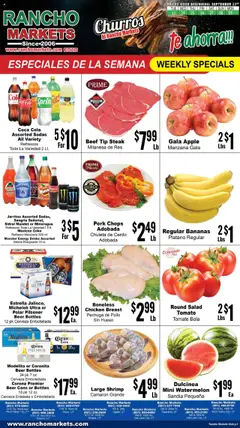 Preview of Rancho Markets weekly ads valid from 23.09.2025