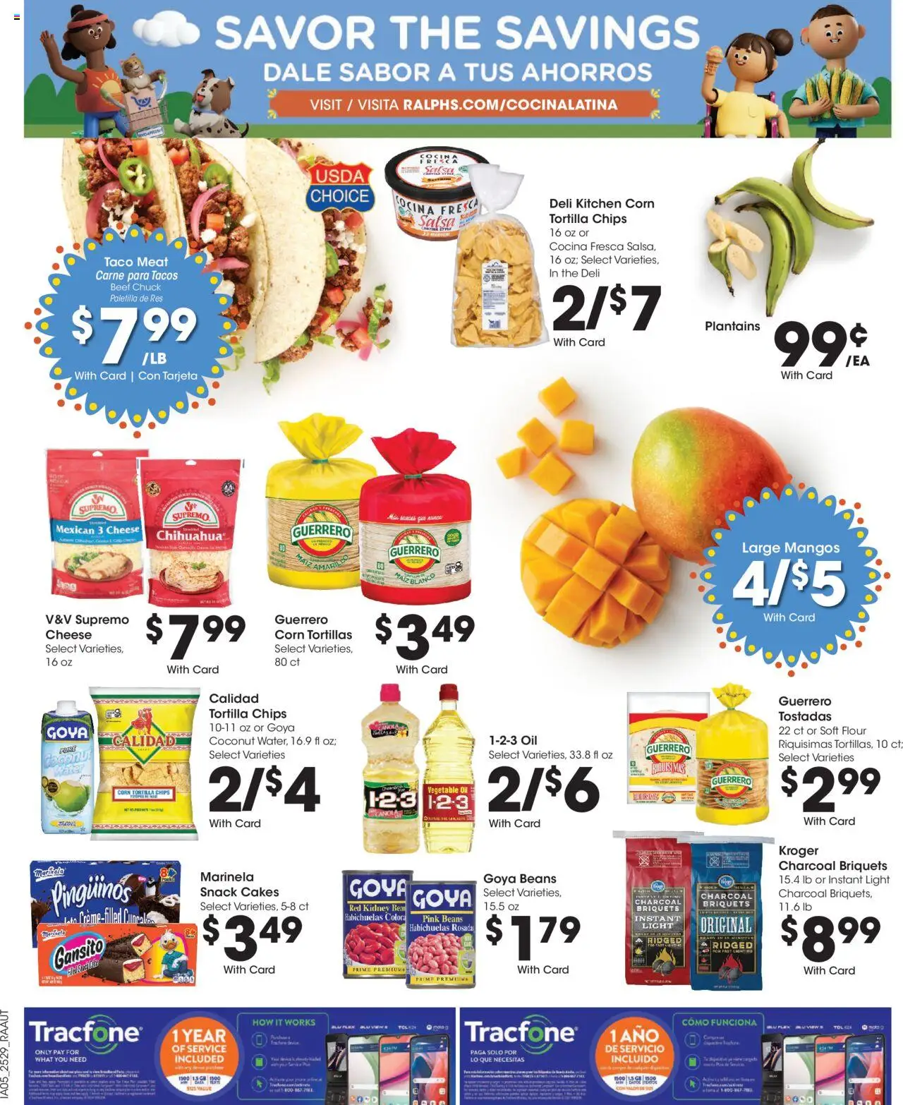 Ralphs Weekly Ad - CA - valid from 20.08.2025 | Page: 12 | Products: Cheese, Beef, Chips, Water